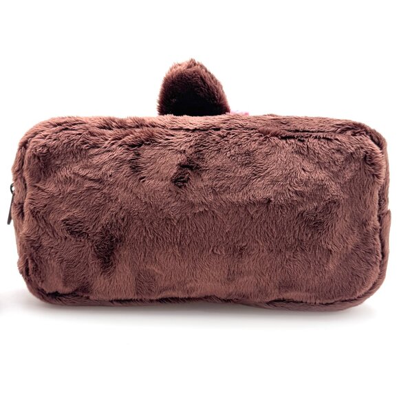 Monchhichi-Chan Face Plush Cosmetic Bag - Picture 3 of 6
